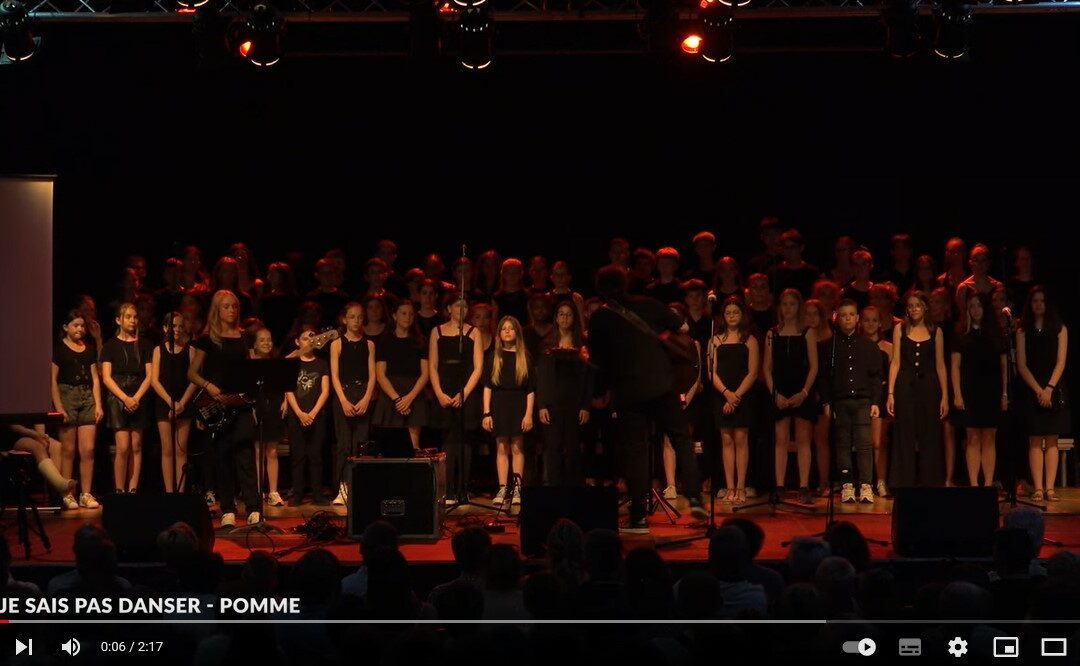 1er extrait de la chorale Reverdy de juin dernier : « Je sais pas danser » de Pomme 😍🥰