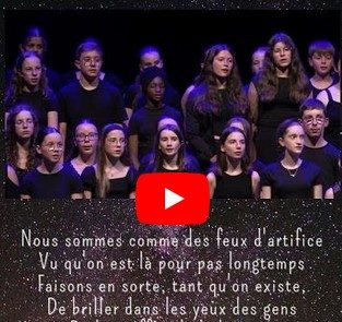 Extrait de la chorale : les feux d’artifice